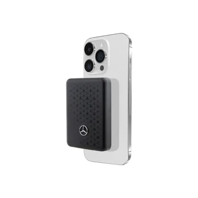 Power bank Mercedes Benz 5000 mAh, MagSafe kompatibilan, crni