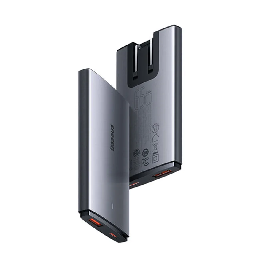 PUNJAČ BASEUS GAN5 PRO - USB + TYPE- C - QC 3.0 PD 3.0 100W 3A SA KABLOM TYPE- C TO TYPE - C (CCGP090202)