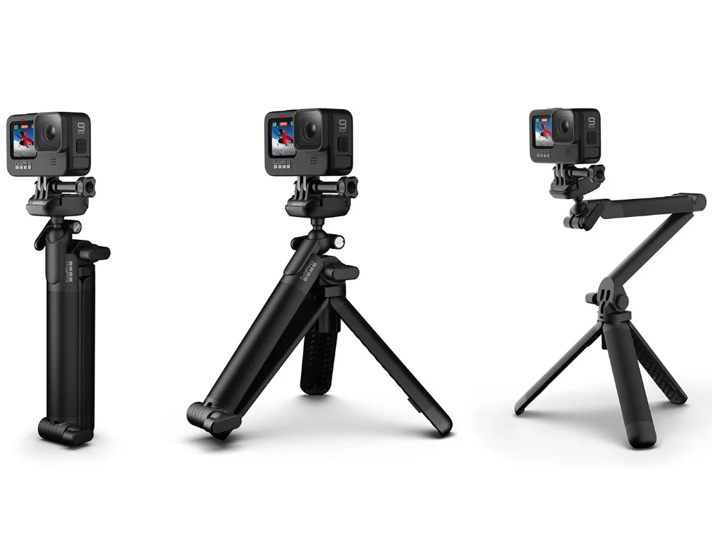 Gopro 3-Way selfie stick, ergonomski nosač kamere, stativ podesiv po visini, za sve kamere