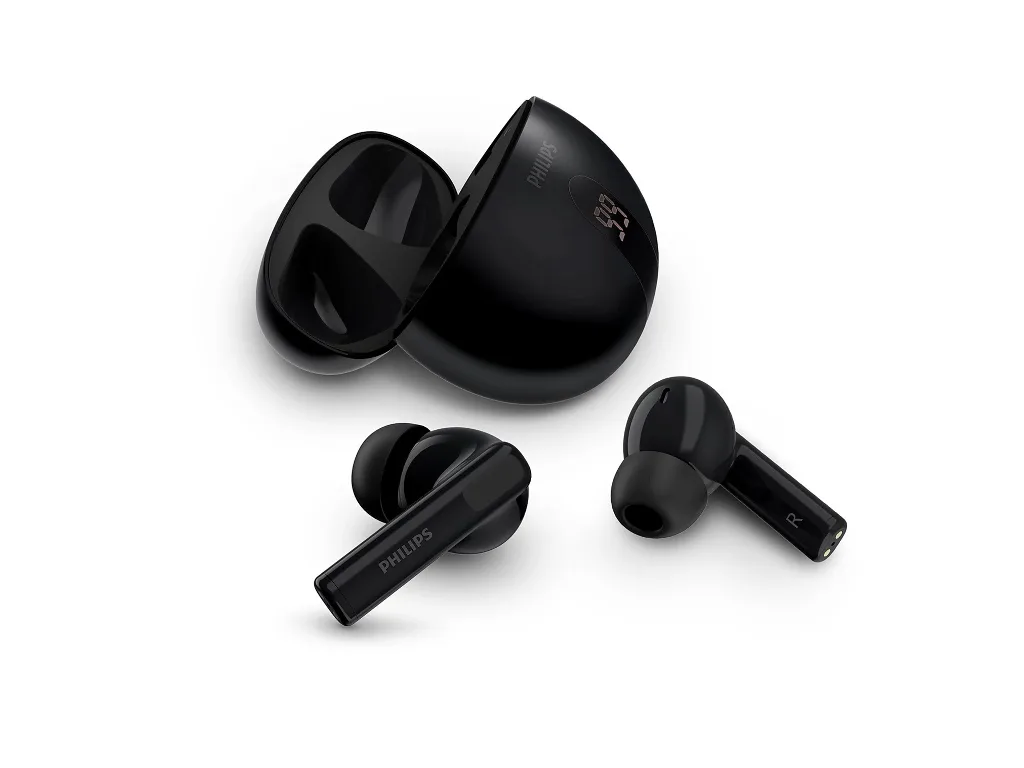 Philips TAT2520BK/00 bežičnBlokiranje buke, 2 AI mikrofonDo 20 sati reprodukcije, zastita IPX4