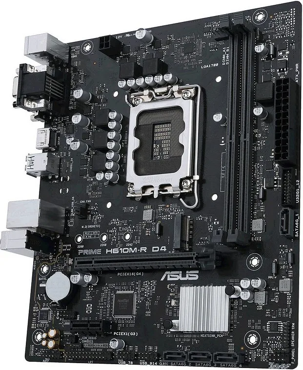 Asus MB PRIME H610M-R D4-SIIntel H610, LGA17002xDDR4, m.2, VGA, DVI, HDMI, mATX
