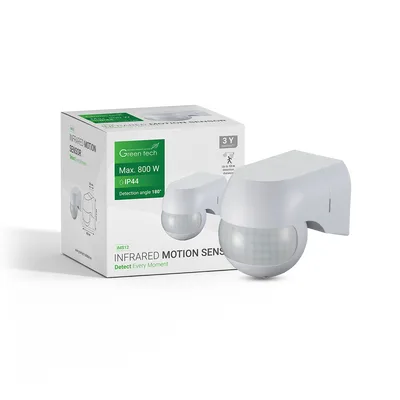 Green TECH Infracrveni nadgradni senzor pokreta IMS12, IP44, 180°