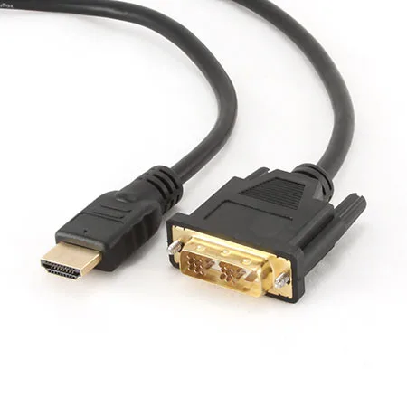 Gembird HDMI kabl, HDMItoDVI 5m M-M gold conn. BULK, CC-HDMI-DVI-15