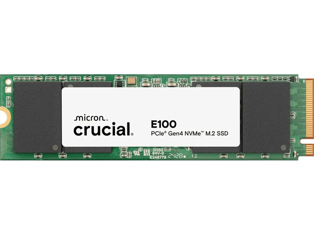 Crucial SSD E100 1TB NVMe M.23,5000/4500 MB/s, PCIe Gen 4 x4