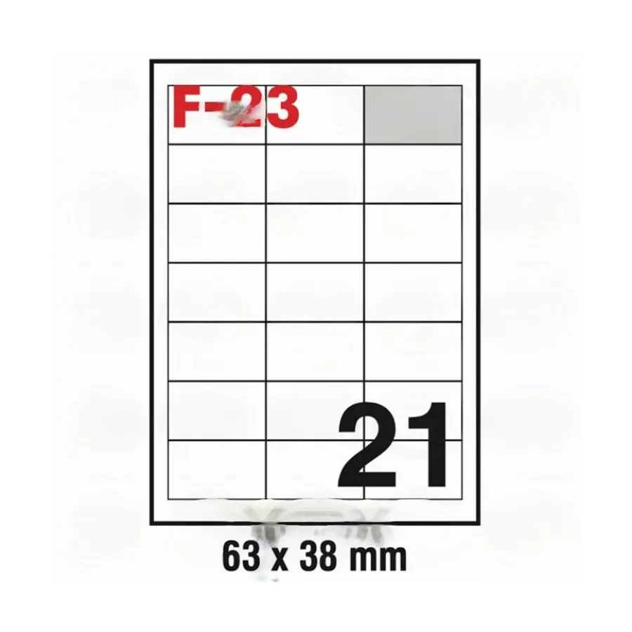 NALJEPNICA 63X38 FORNAX F-23, 100/1