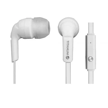 Slušalice sa mikrofonom TITANUM In-Ear, white, TH109W