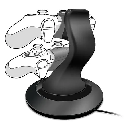 Speedlink TWINDOCK punjač za dva PS4 game pad-a, black, SL-4511-BK