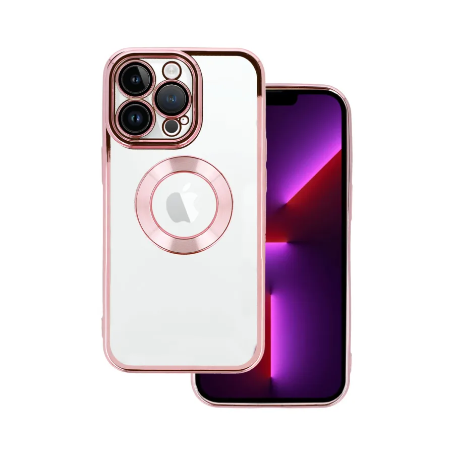 Apple ZAŠTITNA MASKA BEAUTY CLEAR CASE ZA IPHONE 15 PRO ROZE