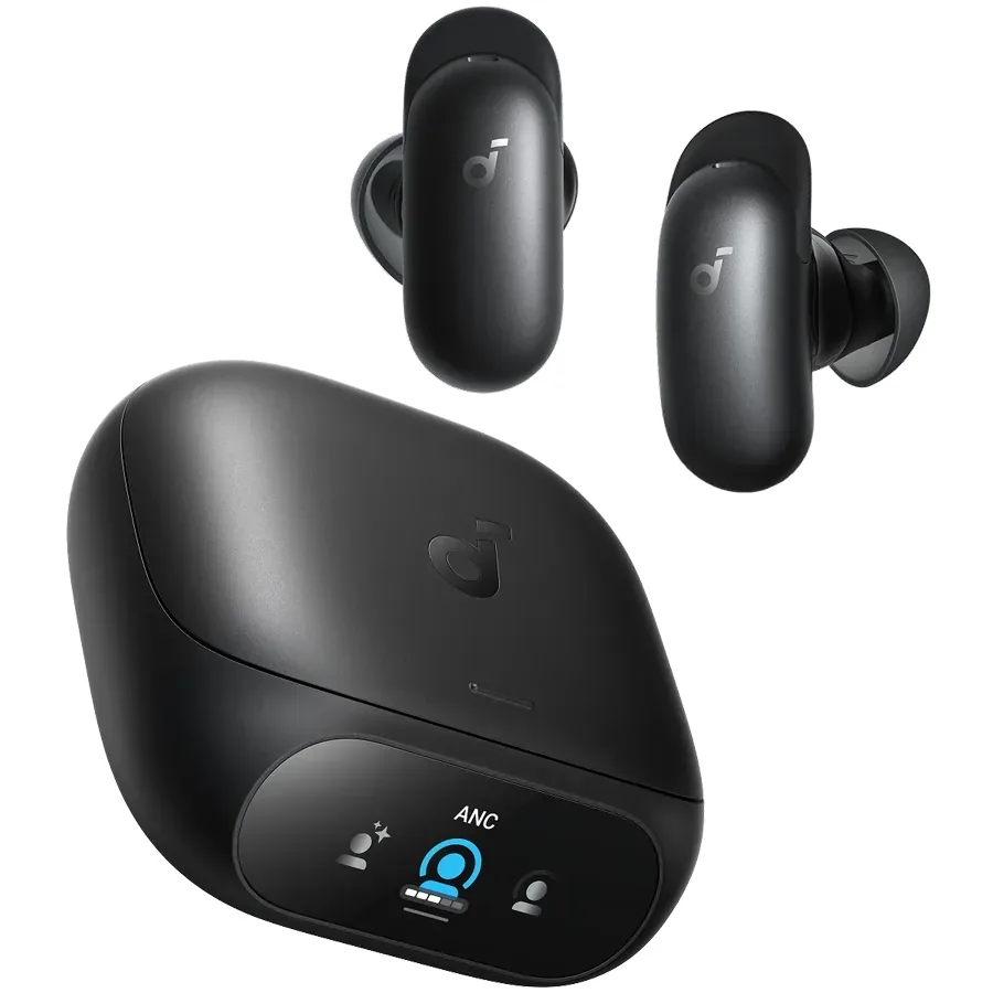 Anker soundcore Liberty 5 Pro Black 0.96 Display, ANC 4.0, Instant Pure Silence