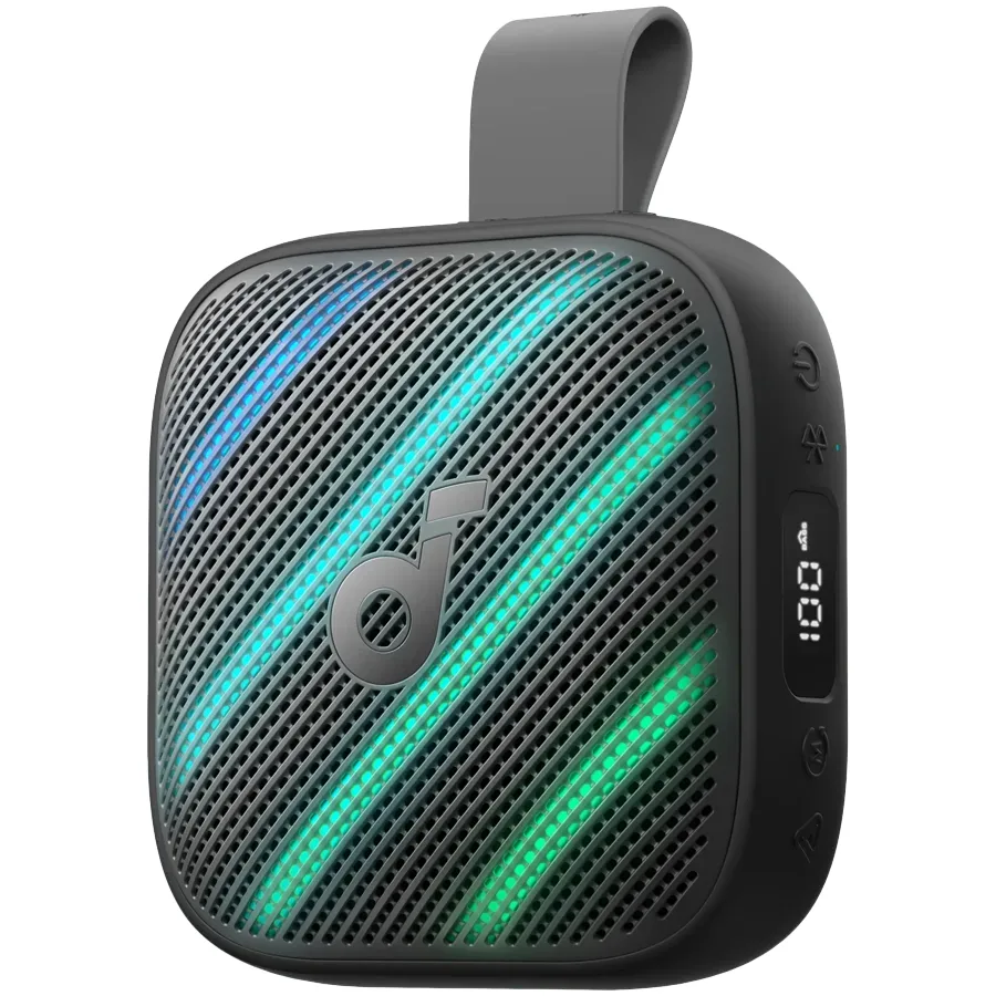 Anker Soundcore Boom Go 3i Black 24 Hour Playtime, 15W, IP68, Battery Display, Emergency Charging for Phone