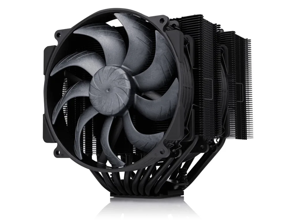 Inter-Tech Noctua NH-D15 G2 Chromax.black CPU Cooler, Dual-tower, PWM, 140mm, TDP 250W, Height: 168mm