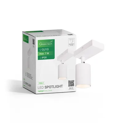 Green TECH LED spot svjetiljka GU10 X 1 kom, bijela boja