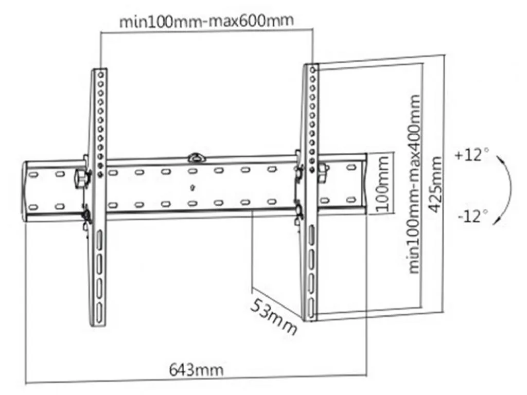 Tesla TV Nosac 37-70'' nagib