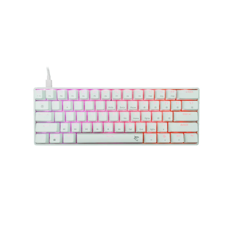 White Shark TASTATURA GK-004211 SHINOBI-2 Bijela - Mehanicka / US - RED SW