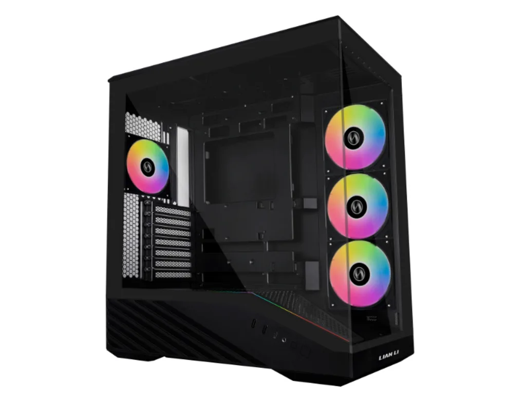 Inter-Tech Lian Li Vector V100 Case Black Mid-tower E-ATX