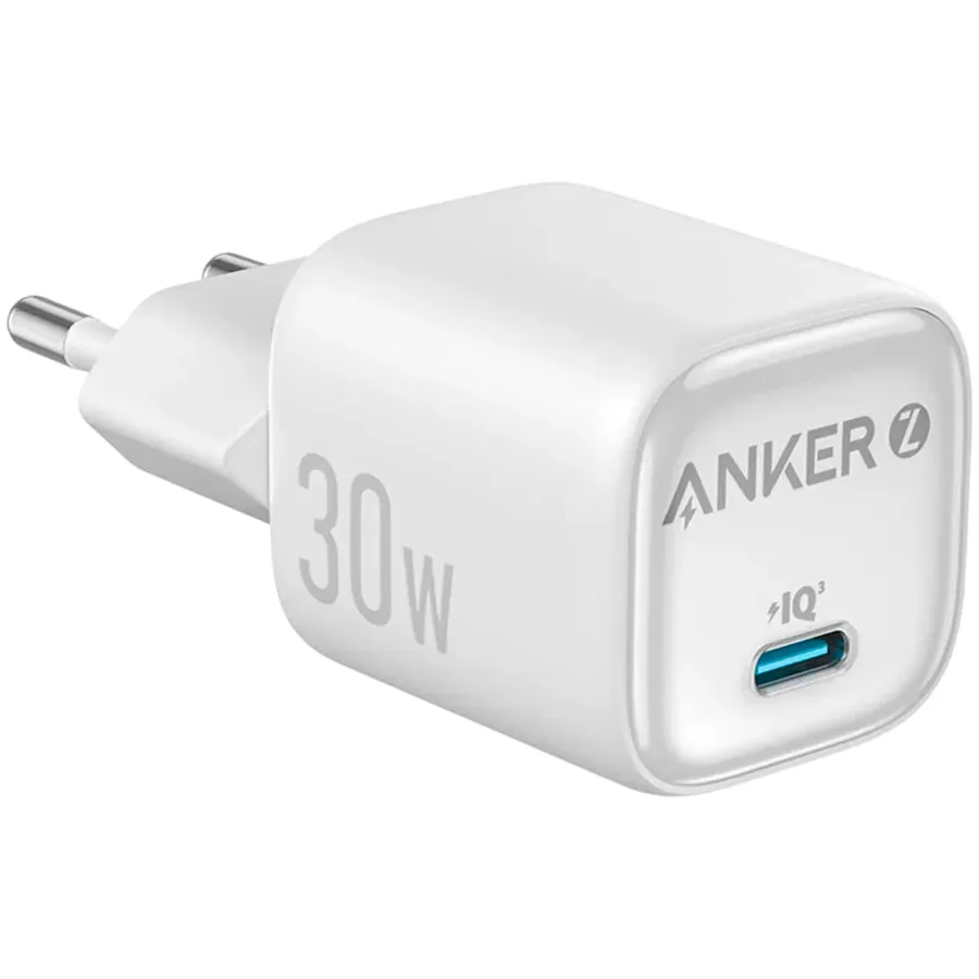 Anker Zolo Charger (30W, PD 3.0) White