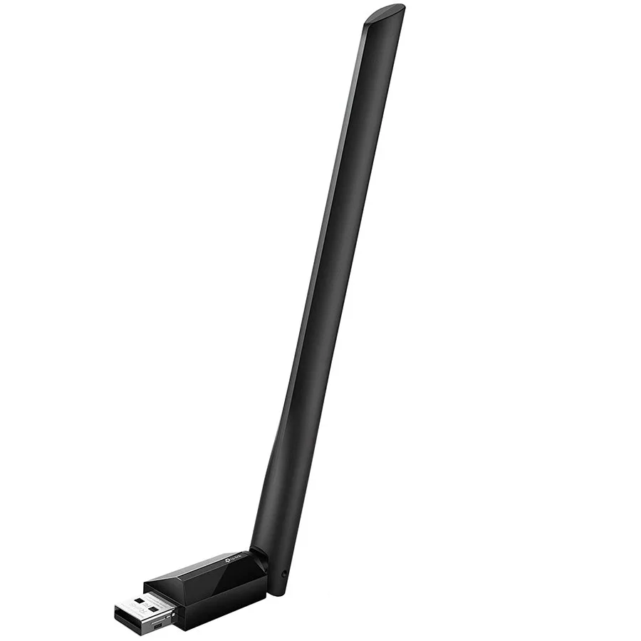 TP-Link AC600 High Gain Wi-Fi Dual Band USB Adapter, 433Mbps at 5GHz + 200Mbps at 2.4GHz, USB 2.0