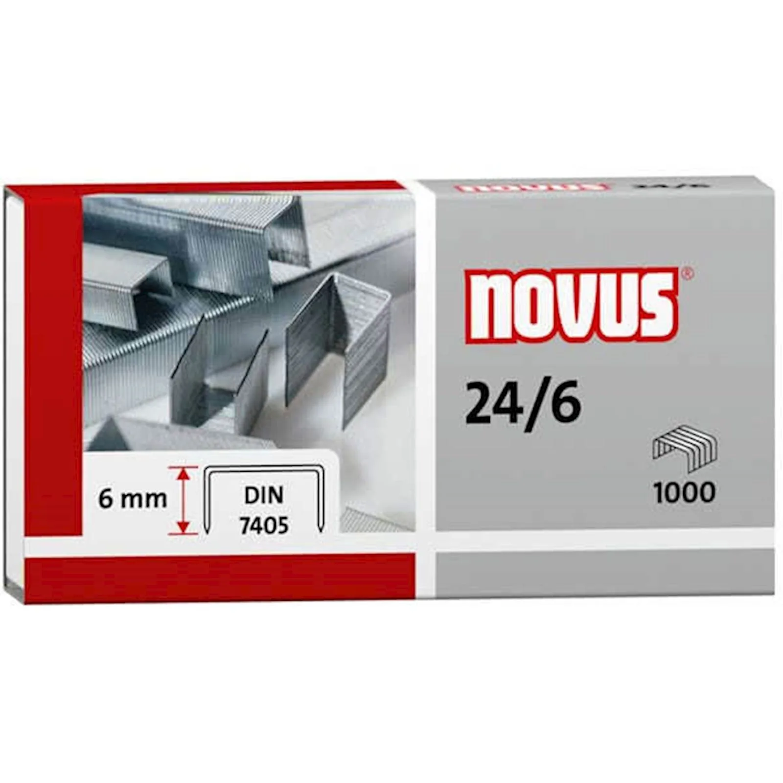 Novus-Dahle Klamerice Novus 24/6, 1000 komada