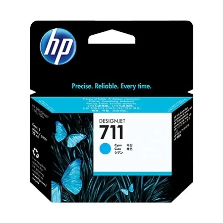 HP Tinta CZ130A Cyan 711 T120 24-in T520 24-in, T520 36-in