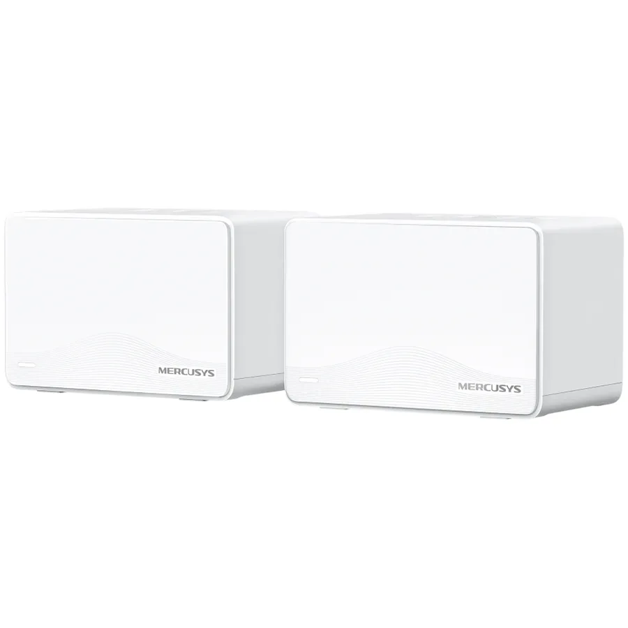 Mercusys Halo H25BE (2-Pack) BE3600 Whole Home Mesh Wi-Fi 7 System, 688 Mbps at 2.4 GHz + 2880 Mbps at 5 GHz